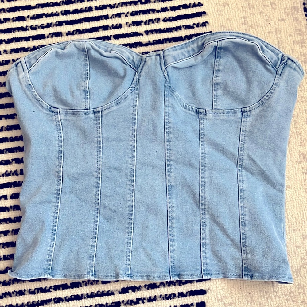 PLT Denim Top